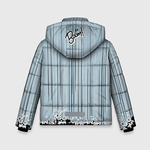 Зимняя куртка для мальчика Вайл И Койот / 3D-Черный – фото 2