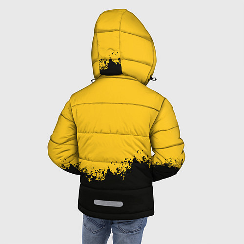Зимняя куртка для мальчика Сильвестр / 3D-Светло-серый – фото 4