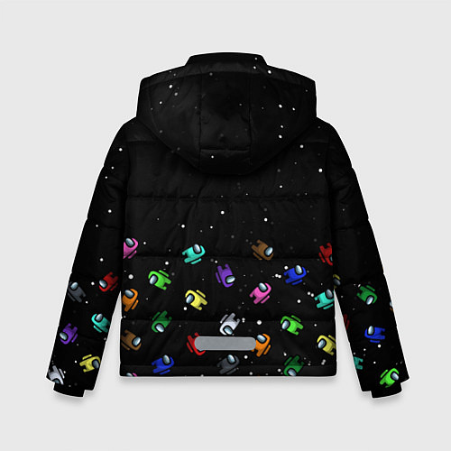 Зимняя куртка для мальчика AMONG US / 3D-Черный – фото 2