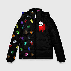 Куртка зимняя для мальчика AMONG US - Impostor, цвет: 3D-черный