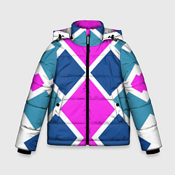 Куртка зимняя для мальчика 2021 TREND, цвет: 3D-черный