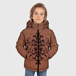 Куртка зимняя для мальчика Симметричный узор, цвет: 3D-красный — фото 2