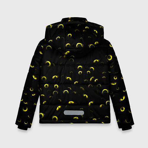 Зимняя куртка для мальчика Ночные взгляды / 3D-Черный – фото 2