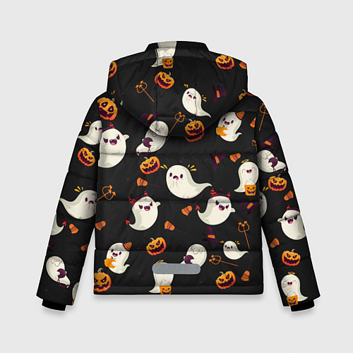 Зимняя куртка для мальчика Halloween / 3D-Черный – фото 2