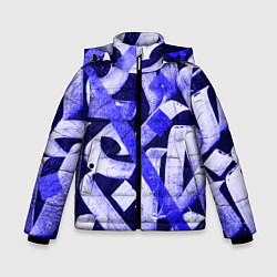 Куртка зимняя для мальчика Graffiti, цвет: 3D-черный