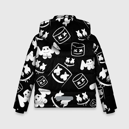 Зимняя куртка для мальчика Marshmello Флексит / 3D-Черный – фото 2