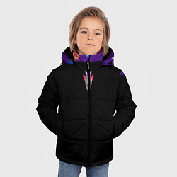 Куртка зимняя для мальчика ROCKET, цвет: 3D-черный — фото 2
