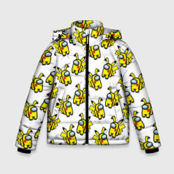 Куртка зимняя для мальчика Among us Pikachu, цвет: 3D-красный