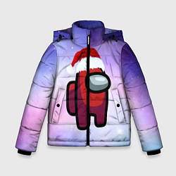 Куртка зимняя для мальчика Новогодний Among us, цвет: 3D-черный