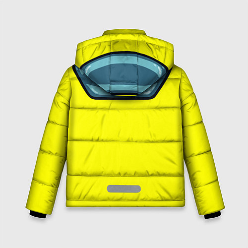 Зимняя куртка для мальчика СКАФАНДР AMONG US КАПЮШОН / 3D-Черный – фото 2