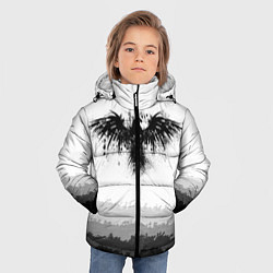 Куртка зимняя для мальчика ЧЁРНЫЙ ВОРОН, цвет: 3D-черный — фото 2