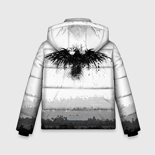 Зимняя куртка для мальчика ЧЁРНЫЙ ВОРОН / 3D-Черный – фото 2