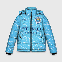 Зимняя куртка для мальчика MAN CITY домашняя сезон 2021