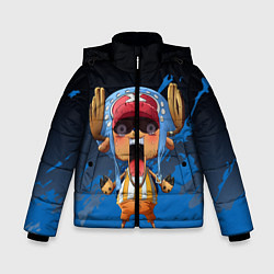 Куртка зимняя для мальчика One Piece Тони Чоппер, цвет: 3D-красный