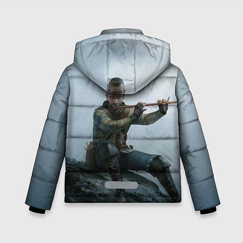 Зимняя куртка для мальчика Господин Зеркало / 3D-Черный – фото 2