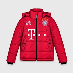 Куртка зимняя для мальчика BAYERN 2021 - ДОМАШНЯЯ, цвет: 3D-светло-серый