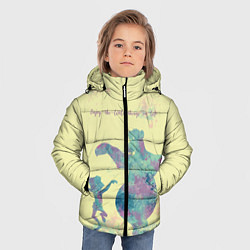 Куртка зимняя для мальчика Enjoy the little things, цвет: 3D-черный — фото 2