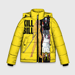 Куртка зимняя для мальчика Убить Билла, цвет: 3D-черный