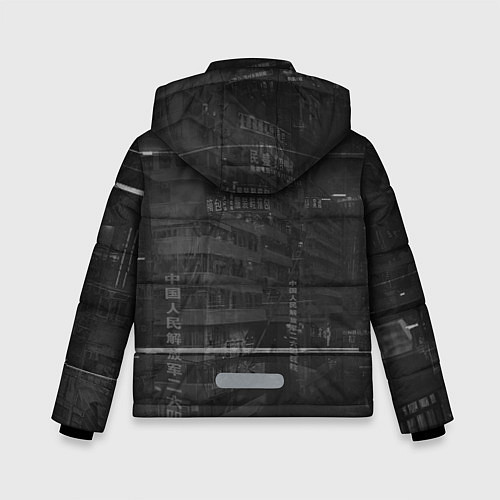 Зимняя куртка для мальчика Ghostrunner / 3D-Черный – фото 2
