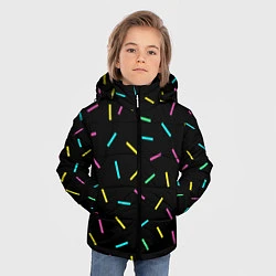 Куртка зимняя для мальчика Party, цвет: 3D-черный — фото 2