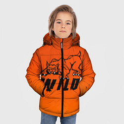 Куртка зимняя для мальчика WildДикий, цвет: 3D-черный — фото 2