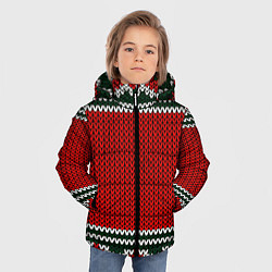 Куртка зимняя для мальчика Новый Год, цвет: 3D-светло-серый — фото 2