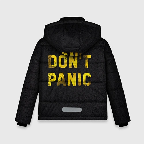 Зимняя куртка для мальчика DONT PANIC / 3D-Черный – фото 2