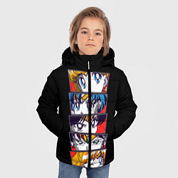 Куртка зимняя для мальчика SAILOR SCOUTS, цвет: 3D-черный — фото 2