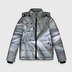 Куртка зимняя для мальчика Фольга, цвет: 3D-светло-серый