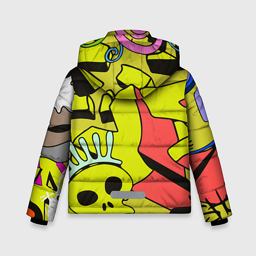 Зимняя куртка для мальчика Brawl Stars skateboard / 3D-Черный – фото 2