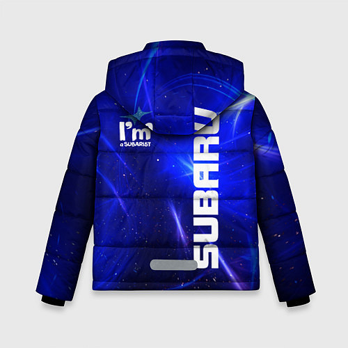 Зимняя куртка для мальчика Субару / 3D-Черный – фото 2