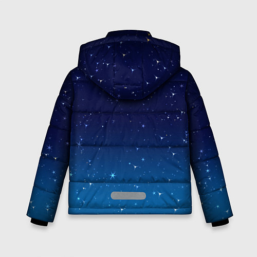 Зимняя куртка для мальчика Звездное небо / 3D-Черный – фото 2