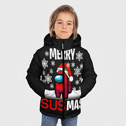Куртка зимняя для мальчика Merry Sus Mas, цвет: 3D-черный — фото 2