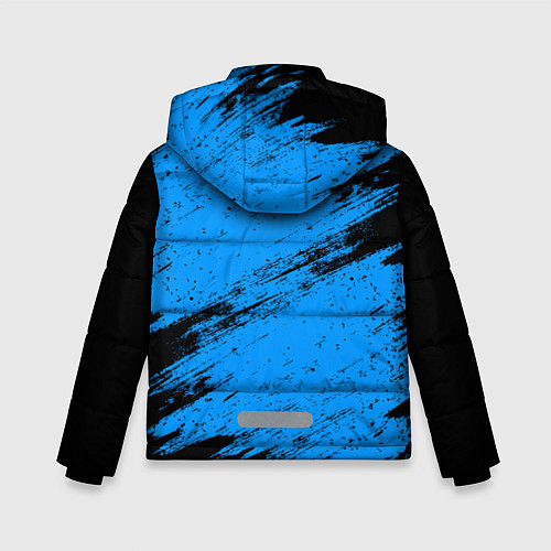 Зимняя куртка для мальчика AMONG US - Синий в Короне / 3D-Черный – фото 2