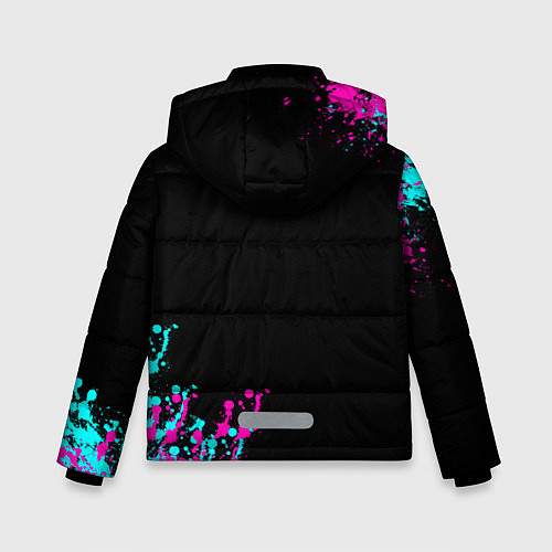 Зимняя куртка для мальчика Among Us / 3D-Черный – фото 2