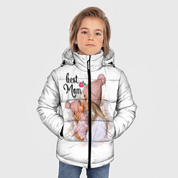 Куртка зимняя для мальчика Best Mom, цвет: 3D-черный — фото 2