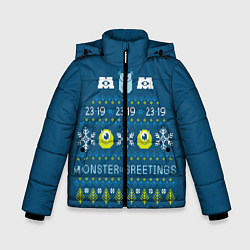 Зимняя куртка для мальчика Monster greetings
