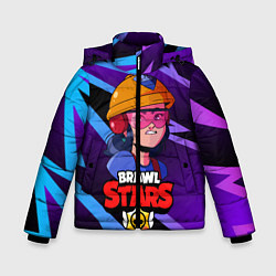 Куртка зимняя для мальчика Джеки Brawl Stars Jacky, цвет: 3D-черный