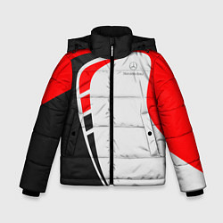 Куртка зимняя для мальчика Mercedes-Benz, цвет: 3D-красный