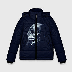 Куртка зимняя для мальчика Череп, цвет: 3D-черный