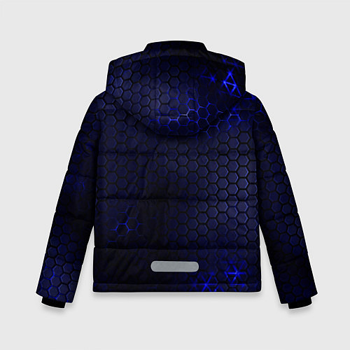 Зимняя куртка для мальчика Among Us Imposter Blue / 3D-Черный – фото 2