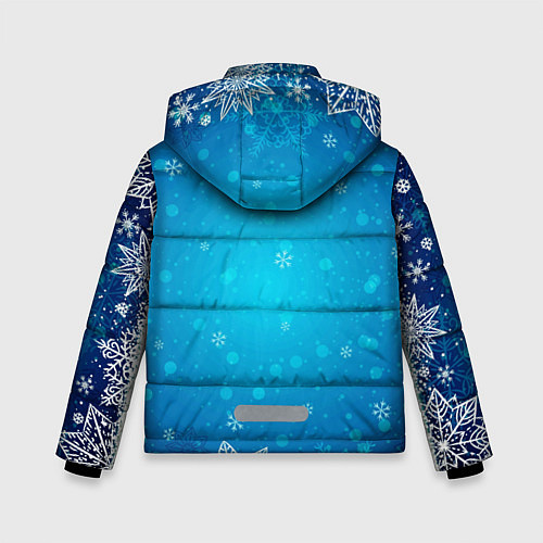 Зимняя куртка для мальчика Новый Год Среди Нас / 3D-Черный – фото 2