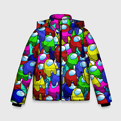Куртка зимняя для мальчика AMONG US, цвет: 3D-красный