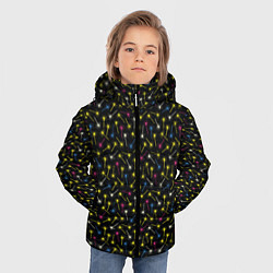 Куртка зимняя для мальчика Бенгальские Огни, цвет: 3D-черный — фото 2
