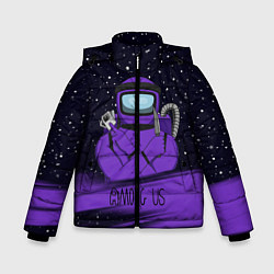Куртка зимняя для мальчика AMONG US - Нож, цвет: 3D-черный