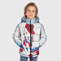 Куртка зимняя для мальчика Догистайл, цвет: 3D-черный — фото 2