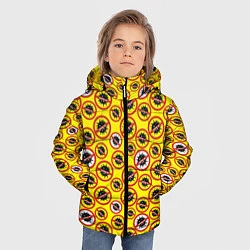Куртка зимняя для мальчика COVID-19, цвет: 3D-светло-серый — фото 2