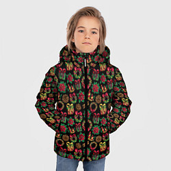 Куртка зимняя для мальчика Merry Christmas, цвет: 3D-черный — фото 2