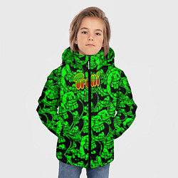 Куртка зимняя для мальчика Trolli, цвет: 3D-черный — фото 2