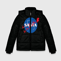 Куртка зимняя для мальчика Santa Nasa, цвет: 3D-черный